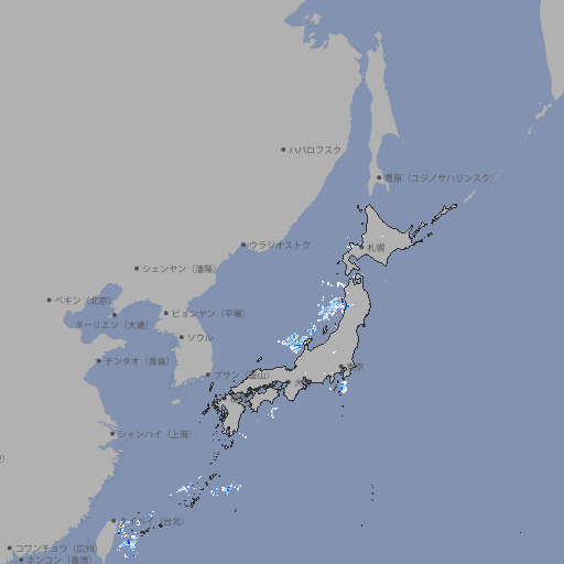 雨雲レーダー