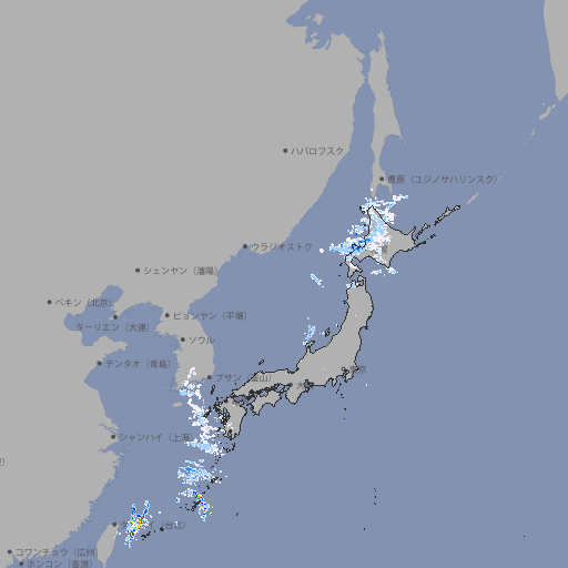 雨雲レーダー