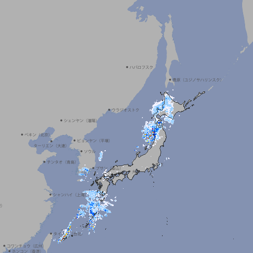 雨雲レーダー
