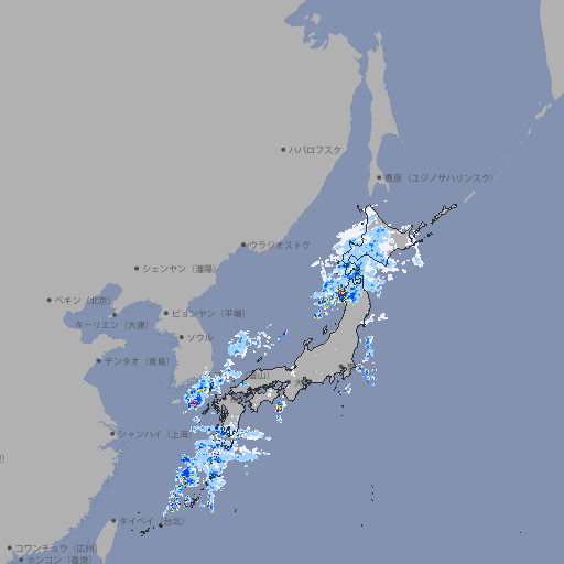 雨雲レーダー