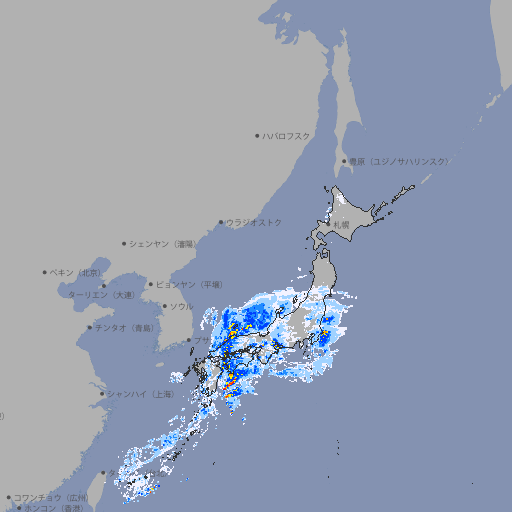 雨雲レーダー