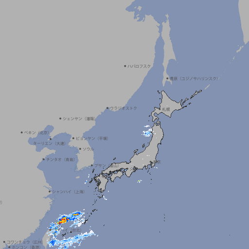 雨雲レーダー
