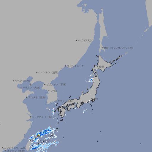 雨雲レーダー