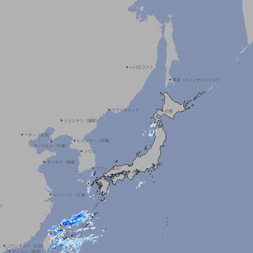 雨雲レーダー