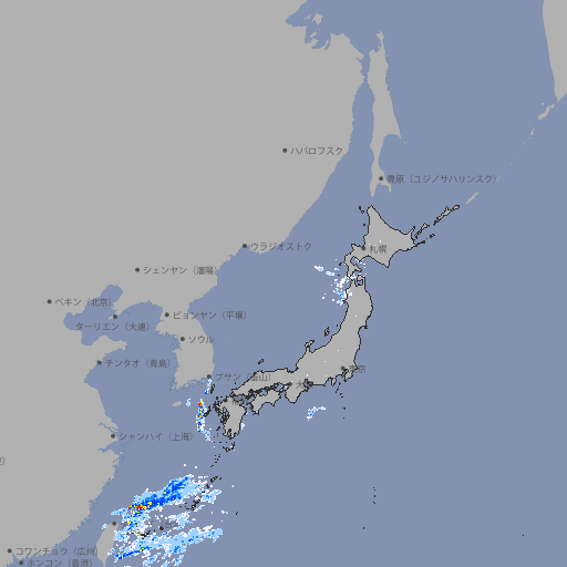 雨雲レーダー