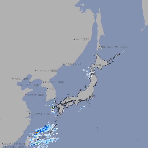 雨雲レーダー