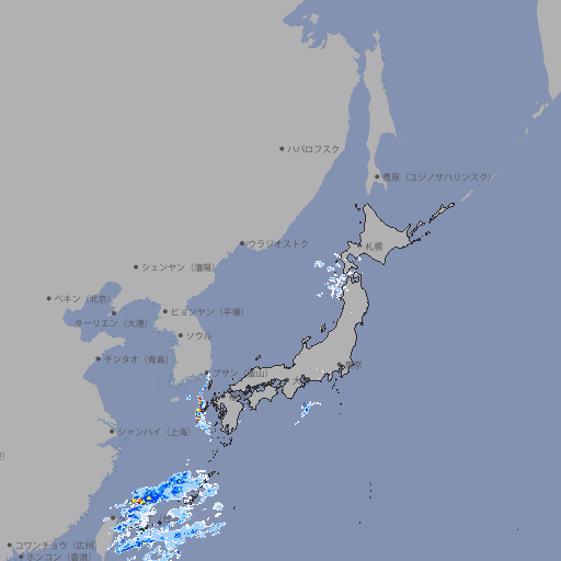 雨雲レーダー