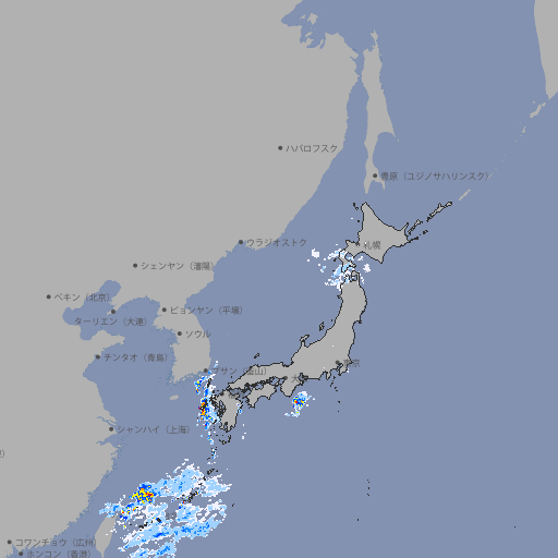 雨雲レーダー