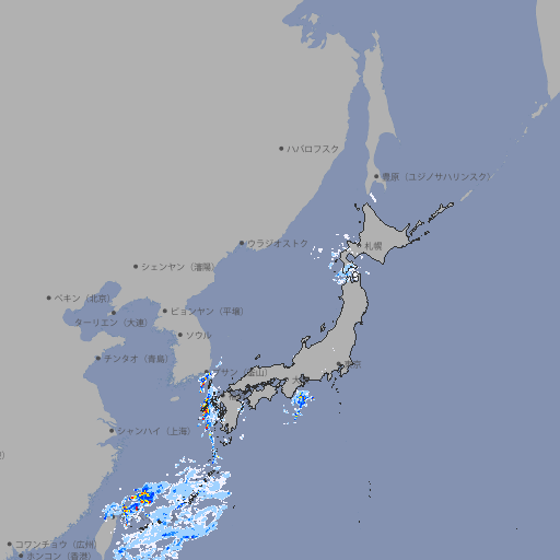 雨雲レーダー