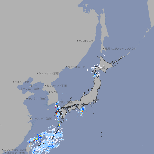 雨雲レーダー