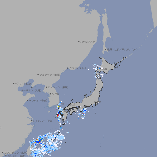雨雲レーダー