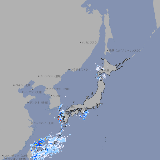 雨雲レーダー