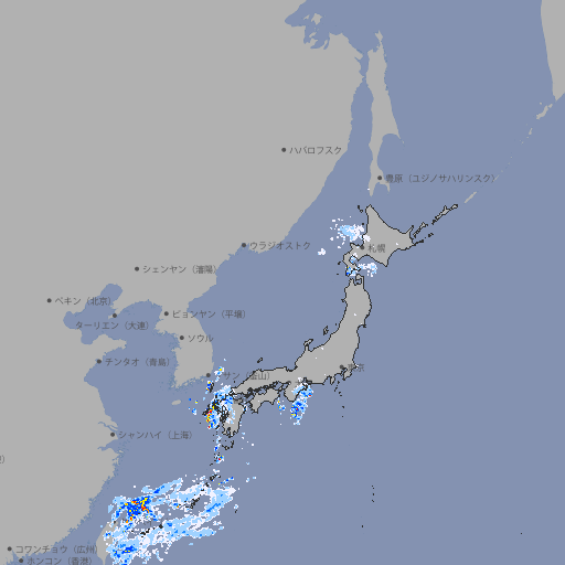 雨雲レーダー