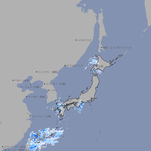 雨雲レーダー