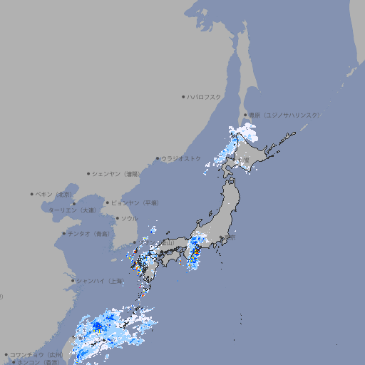 雨雲レーダー