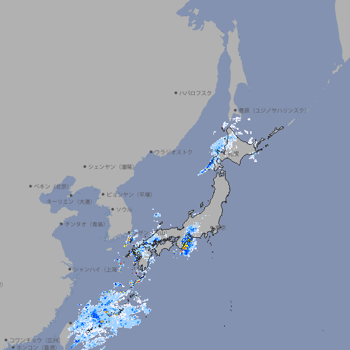 雨雲レーダー