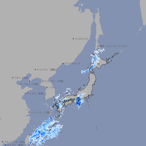 雨雲レーダー