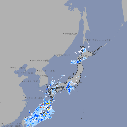 雨雲レーダー