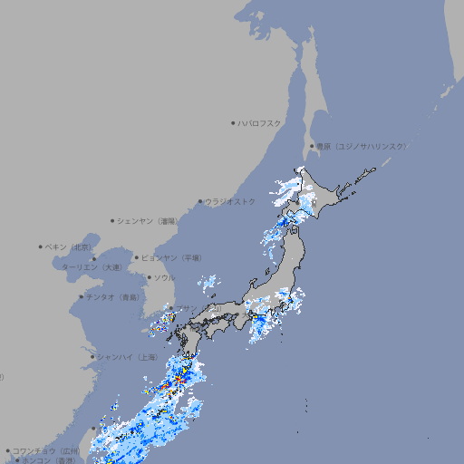 雨雲レーダー