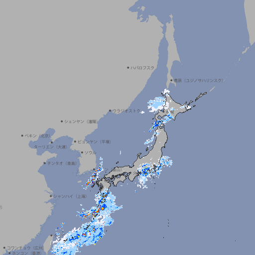 雨雲レーダー