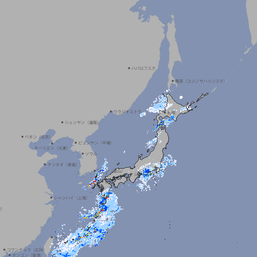 雨雲レーダー