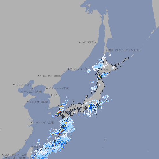 雨雲レーダー