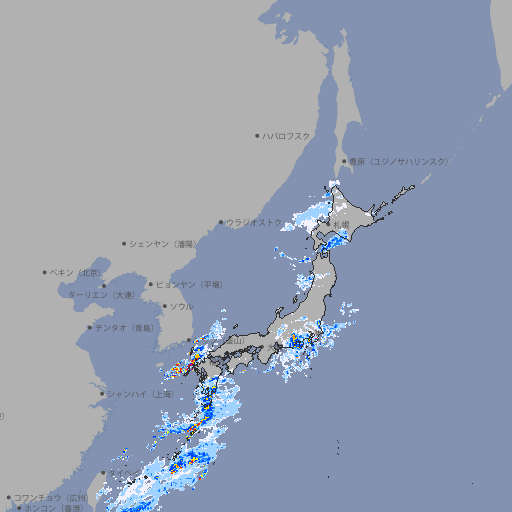 雨雲レーダー