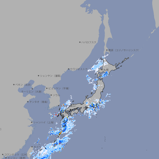 雨雲レーダー