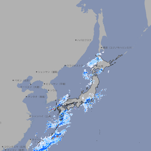 雨雲レーダー