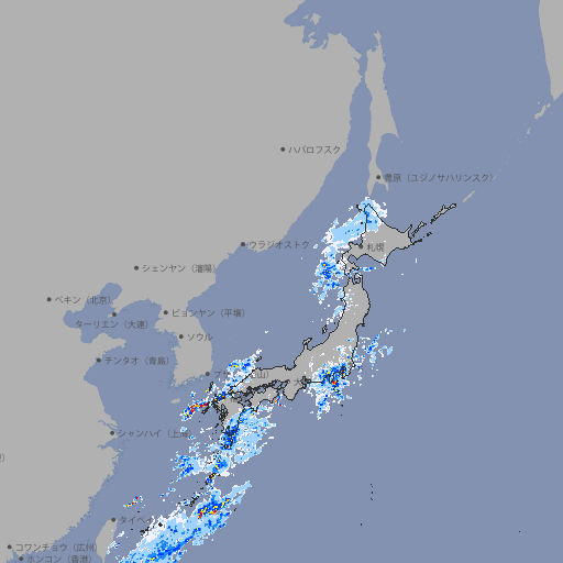 雨雲レーダー