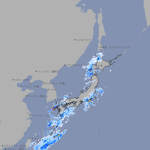 雨雲レーダー