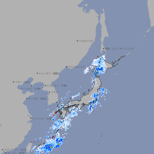 雨雲レーダー