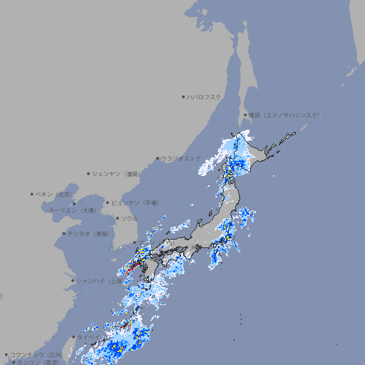 雨雲レーダー