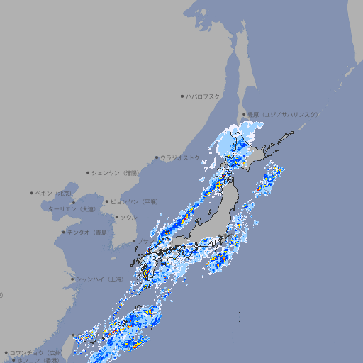 雨雲レーダー
