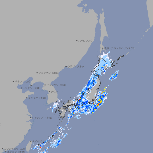 雨雲レーダー