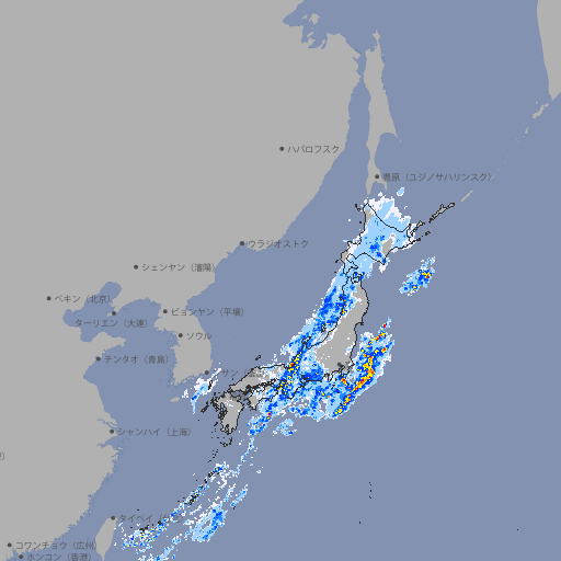 雨雲レーダー