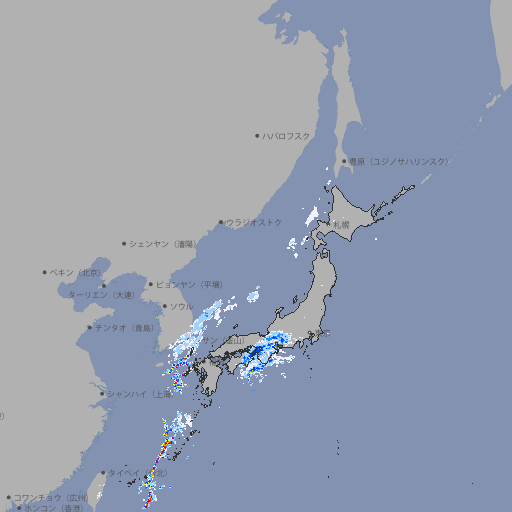 雨雲レーダー