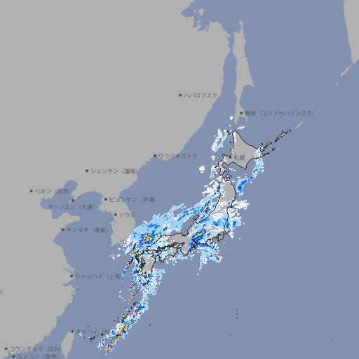 雨雲レーダー