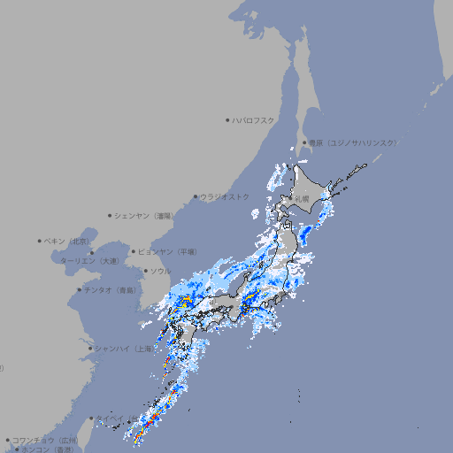 雨雲レーダー