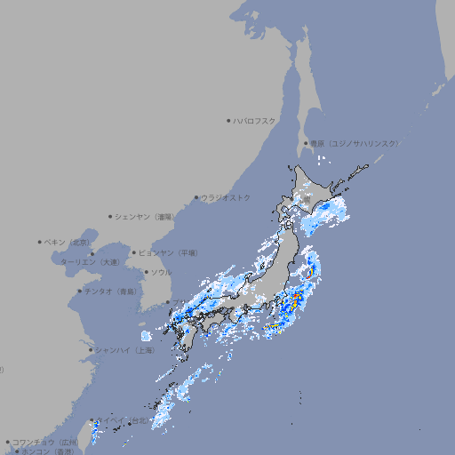 雨雲レーダー