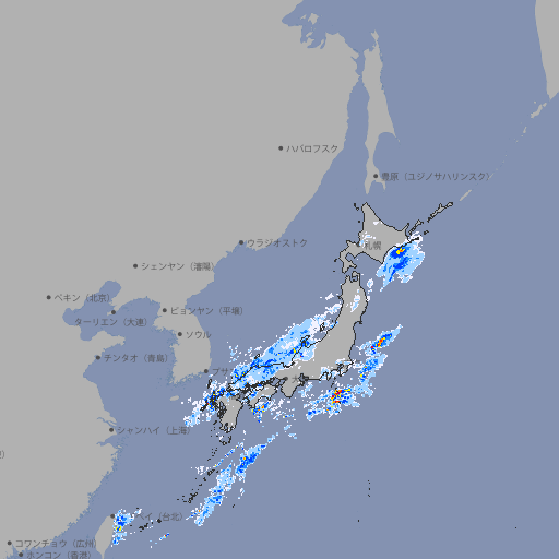 雨雲レーダー
