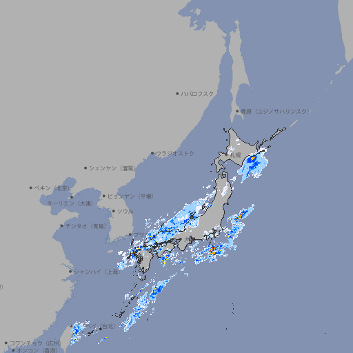 雨雲レーダー