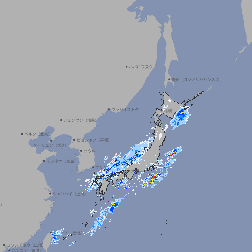 雨雲レーダー