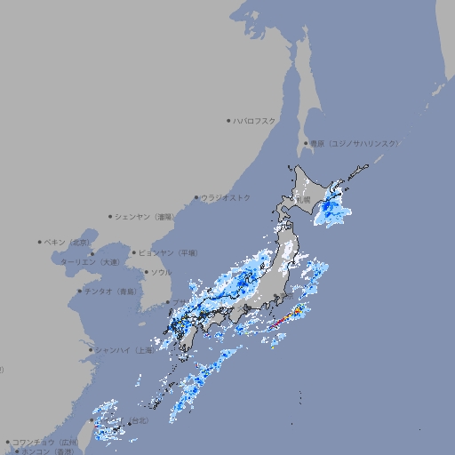 雨雲レーダー