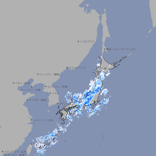 雨雲レーダー