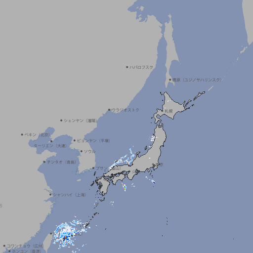 雨雲レーダー