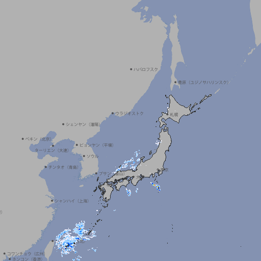 雨雲レーダー