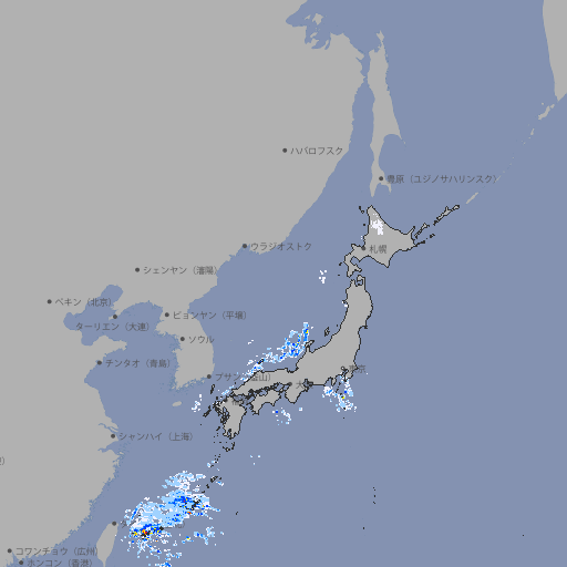 雨雲レーダー