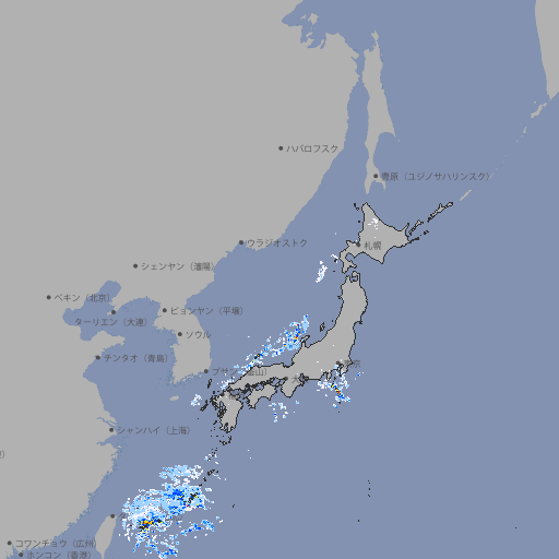 雨雲レーダー