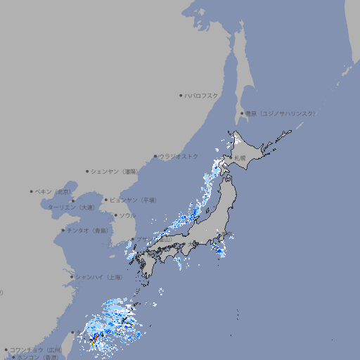 雨雲レーダー
